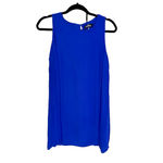 Lulus Royal Blue Dress Mini Swing Tank Skater Flowy Size Medium Party Casual Photo 1