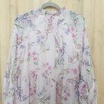 CeCe  Womens Floral Dress Size S Pink Tiered Mini Swiss Dot Romantic Cottagecore Photo 6