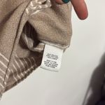 Adyson Parker  cream white striped button up cropped shirt Photo 7