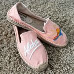 Soludos Anthropologie X Lockhart Embroidered "Aloha" Espadrilles Women's Sz 6.5 Photo 2
