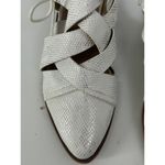 A Rider Girl Top Side Lace Up White And Metallic Women Sandal Size 8 Photo 13