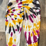 Ivory Ella  Tye Dye Sweatpants Womens XxlColorful Tapered Leg Jogger Pull On Logo Photo 0
