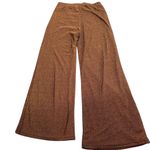 Lulus Size M Follow The Festivities High Wise Wide Leg Pants Copper Metallic NWT Brown Size M Photo 3