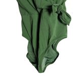 Robin Piccone Ava Sage Green V-Neck Wrap One Piece Swimsuit Size 2 Photo 11