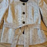 Jones Studio  Gray Button Front Professional Suit Jacket Photo 1