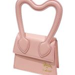 Truly Beauty x Barbie Pink Mini Gold Hardware Shoulder Handbag Photo 0