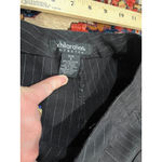 Xhilaration Y2K Pinstripe Mini Skort Black Gray Pleated Stretch Low Rise Size 3 Photo 2