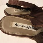 American Eagle  wedge cork platform peep-toe sandals women size 8 W Photo 7