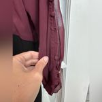 Badgley Mischka  Maroon Blouson Formal Cocktail Dress Women’s Size 20 Photo 8