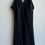 Patagonia Womens Black Corinne V Neck Sleeveless Athletic Dress Size Medium Photo 1