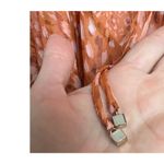 Milly  Natasha Silk Mini Dress in Amber Glow Sz. 0 Photo 2