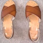 Target Brown Slip On Sandals Photo 0