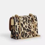 Coach Klare Crossbody Bag With Leopard Print And Signature Canvas # CCK61 Photo 1