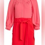 Reiss  NEW Valentina color clash color block mini Dress pink red size 2 Photo 11