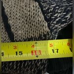 Vintage Laurel by Escada Linen Cotton Knit Navy cream print Jumper Sweater small Blue Photo 4