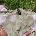 Urban Outfitters Sheer floral ruched crop top Out From Under Photo 1