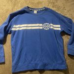 PINK - Victoria's Secret Victorias Secret PINK Shirt Womens Sz Large Sweatshirt Royal Blue Crewneck Long Photo 0
