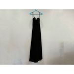 La Femme 28835 Black Double Cross Back Gown Size 8 NWOT Photo 1