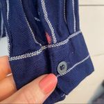 Falls Creek  Blue and White Striped Blouse. Size L. Photo 4