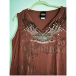 Harley Davidson  Rust Glitzy Tank Top  Photo 3