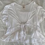 Free People Free Preople White Tie-front Top Photo 0