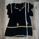 ZARA Beautiful  Boho Crochet Tassel Dress Photo 7