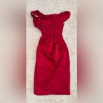 House Of CB NWOT  Lulu Red asymmetric dress sz S Photo 6