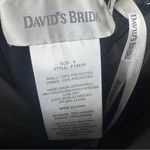 David's Bridal David’s Bridal Size 6 Black Sequin Party Dress Strapless Photo 3