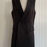Anthropologie MARE MARE x  Blazer Sleeveless Mini Dress Chic in Black Size S NWT Photo 0