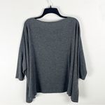 Stella & Dot Heather Gray Boatneck Drop Shoulder 3/4 Sleeves Top, Size XXL Photo 1