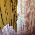 Hippie Rose  Golden Mustard Side Tie Open Cardigan Photo 4