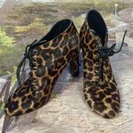 Diane Von Furstenberg  leopard booties size 6B Photo 2