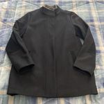 UGG  Australia Womens Shelley Fur Lined Leather Wool Blend Coat Jacket Black Sz M Photo 6