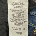 DKNY Jean Shorts Sz 14 Dark Wash Cutoffs Stretch Denim Jorts Beachy Coastal Photo 8