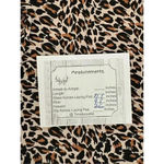 2 for $30 Leopard Print Brown Black Wide Leg Elastic Waist Pull on SZ S #1945 Photo 4