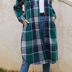 Plaid Shacket Size L Photo 0