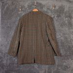 Liz Sport  Vintage 2 Buttons Womens Blazer Wool Dark Academia Office Size 14 Photo 3