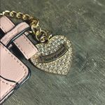 Juicy Couture Pink and Gold Crown Key Holder & Pave Heart Bag Charm Photo 1