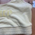 Juicy Couture NWT /Forever 21 Yellow Terry Cloth Cropped Halter Top Size 2X Photo 4