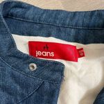 b+ab Y2k Denim Afghan Penny Lane Patchwork Denim Gilet Vest Size S Photo 1