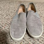 Stuart Weitzman  Gray Suede Slip One Shoes- Size 11.5 Photo 1
