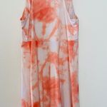Ocean + Coast Orange All Over Print Athletic Tank Dress Photo 5