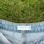 Topshop Light Wash Distressed Mom Jeans Photo 1