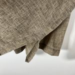 Blanque Size 1‎ Medium Brown Linen Long Sleeve Oversized Top Button Lagenlook Photo 5