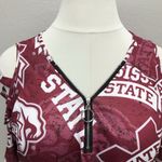 Mississippi State Bulldogs Women's Maroon Cold Shoulder Top Photo 3