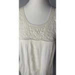 Purple Snow "Little White Dress" Boho Gauzy Crotchet Layered Beach Dress/Ethereal Cottage M Photo 2