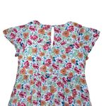 Torrid  Floral White Gauze Button Front Tea Length Dress US 2X Photo 9