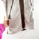 Kuhl  Fleece Flight Full Zip Hooded Vest Cream Brown Small Photo 6