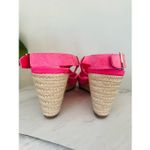 Cole Haan Crystal Wedge Leather Espadrille Strap Sandal, Pink, Size 9, NWOB Photo 11