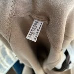 Michael Shannon SHAN Womans Faux Suede Light Weight Taupe Front Tie Collared Jacket size 6 Photo 1